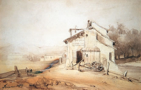 Forge près du port de Nice, 1837