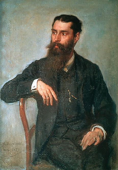 Portrait du peintre Gamba de Preydour, 1887