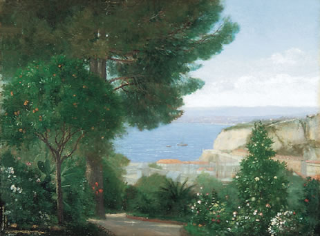 Le Port de Nice vu du Mont-Boron