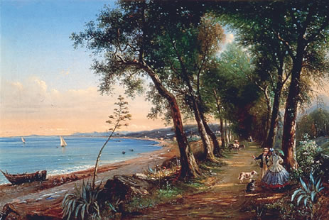 La Route de France vers Magnan, 1865