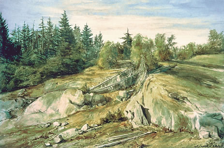 Paysage suédois, 1844