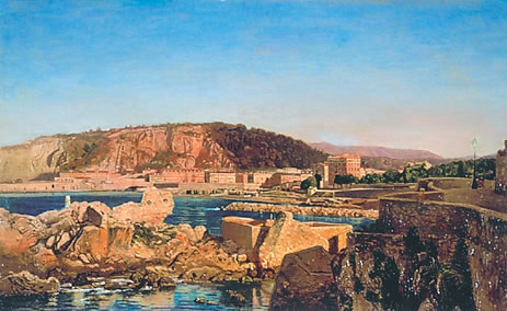 L'entrée du port de Nice vue du Lazaret