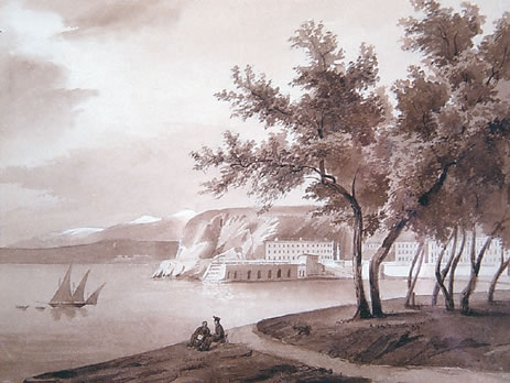 L'entrée du port de Nice depuis le Lazaret