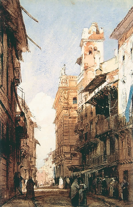 Le Corso Sant'Anastasia à Vérone, 1826