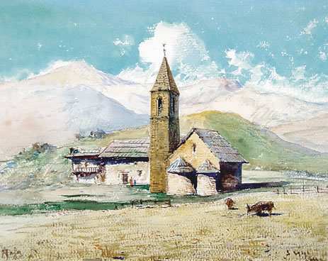 Saint-Étienne-de-Tinée, le plateau d'Auron et Sainte-Edwige, 12 septembre 1891