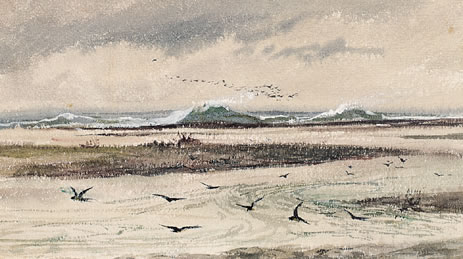 Gros temps à l'embouchure du Var, 1880