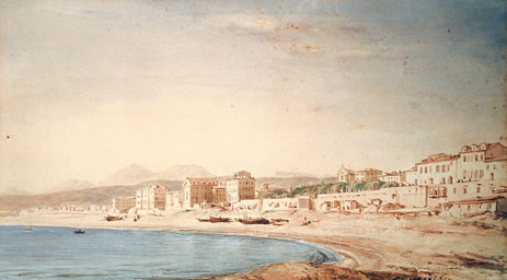 Les Ponchettes et le quai du Midi, 1845